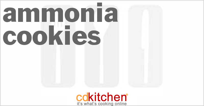 Ammonia Cookies - CDKitchen.com