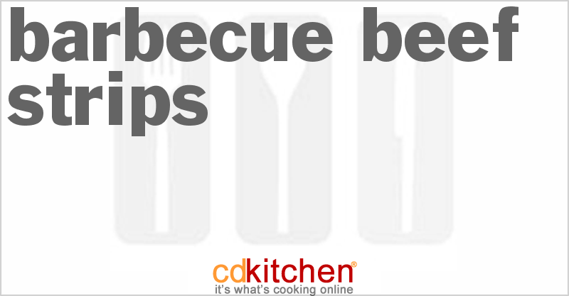 Barbecue Beef Strips - CDKitchen.com