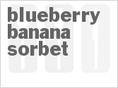 recipe for blueberry-banana sorbet