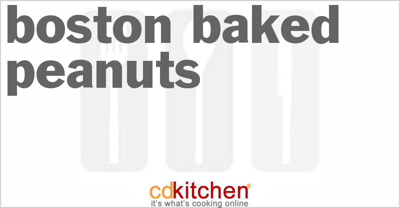 Boston Baked Peanuts - CDKitchen.com