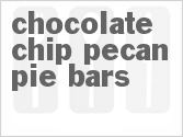 recipe for chocolate chip pecan pie bars