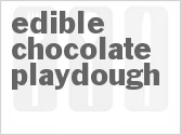 recipe for chocolate edible playdough