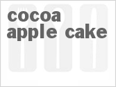 recipe for cocoa apple cake