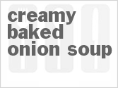 recipe for creamy baked onion soup