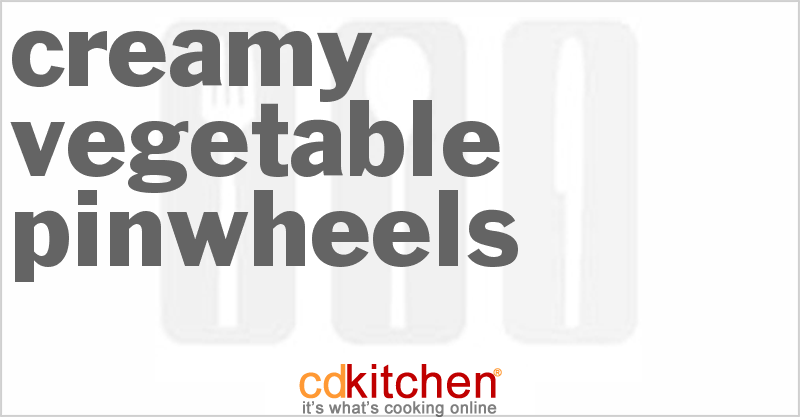 Creamy Vegetable Pinwheels - CDKitchen.com