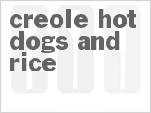 recipe for creole hot dogs and rice
