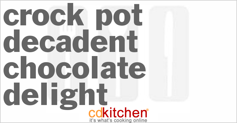 Decadent Chocolate Delight - CDKitchen.com