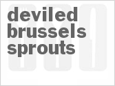 recipe for deviled brussels sprouts