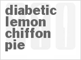 recipe for diabetic lemon chiffon pie