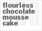 recipe for flourless chocolate mousse cake