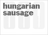 recipe for hungarian sausage
