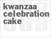 recipe for kwanzaa celebration cake