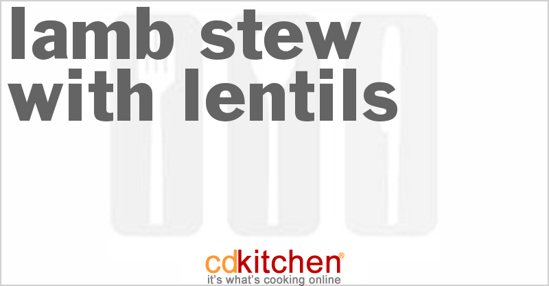 Lamb Stew With Lentils - CDKitchen.com