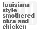 recipe for louisiana-style smothered okra and chicken