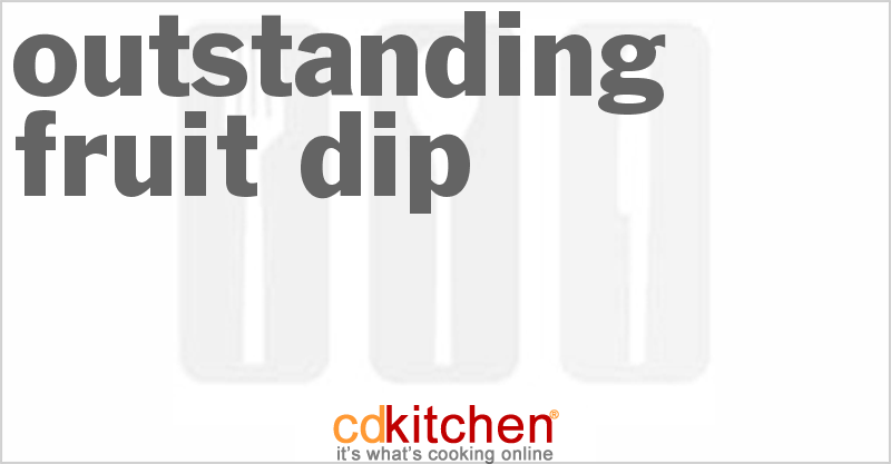 Outstanding Fruit Dip - CDKitchen.com
