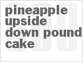 recipe for pineapple upside down pound cake