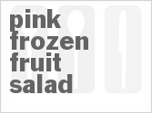 recipe for pink frozen fruit salad