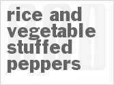 recipe for rice and vegetable stuffed peppers