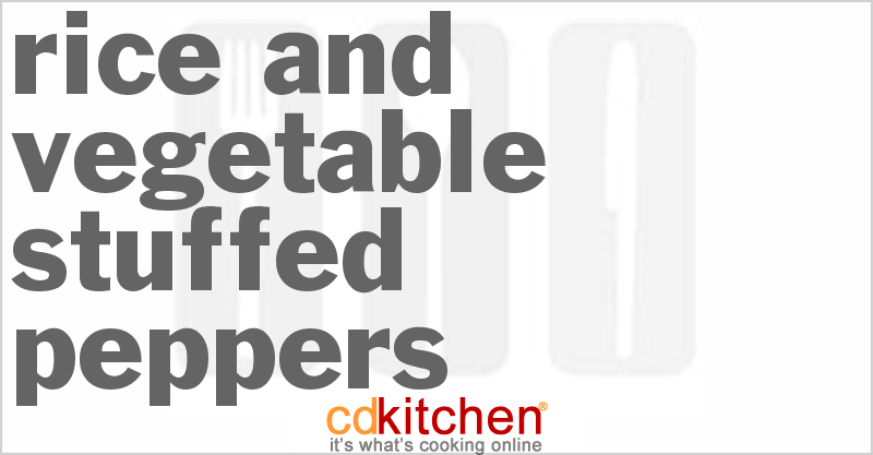 Rice and Vegetable Stuffed Peppers - CDKitchen.com