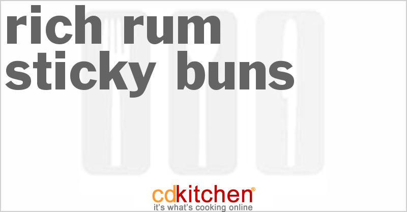 Rich Rum Sticky Buns - CDKitchen.com