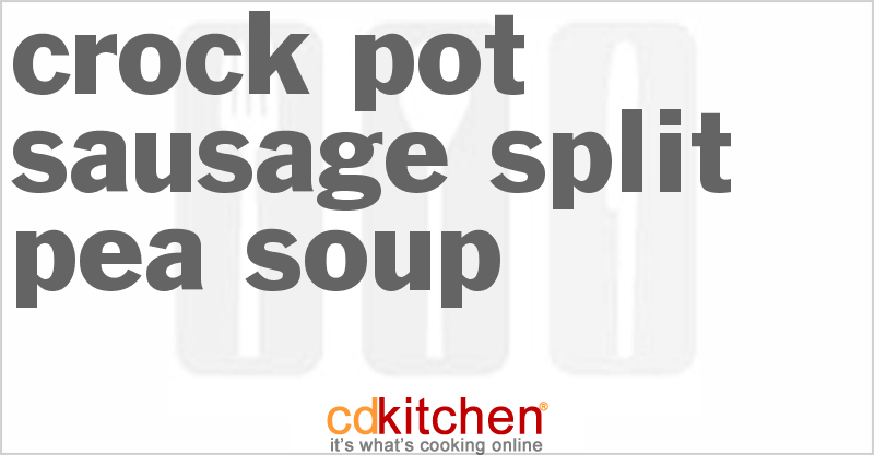 Sausage Split-Pea Soup - CDKitchen.com