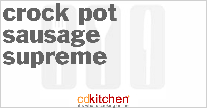 Sausage Supreme - CDKitchen.com