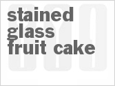 recipe for stained glass fruit cake