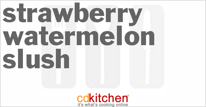 Strawberry Watermelon Slush - CDKitchen.com