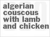 recipe for algerian couscous with lamb and chicken