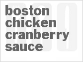 recipe for boston chicken cranberry sauce