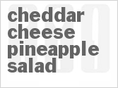 recipe for cheddar cheese-pineapple salad