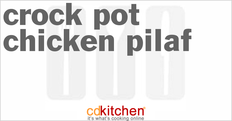 Chicken Pilaf - CDKitchen.com