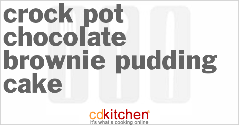 Chocolate Brownie Pudding Cake - CDKitchen.com