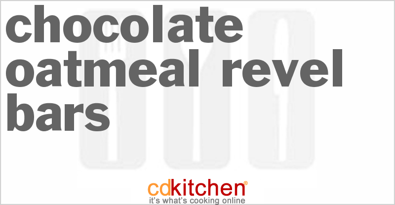 Chocolate Oatmeal Revel Bars - CDKitchen.com