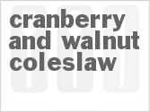 recipe for cranberry and walnut coleslaw