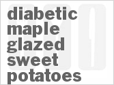 recipe for diabetic maple glazed sweet potatoes