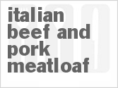 recipe for slow cooker italian beef and pork meatloaf