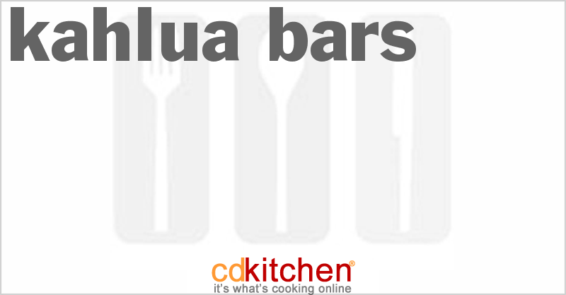 Kahlua Bars - CDKitchen.com