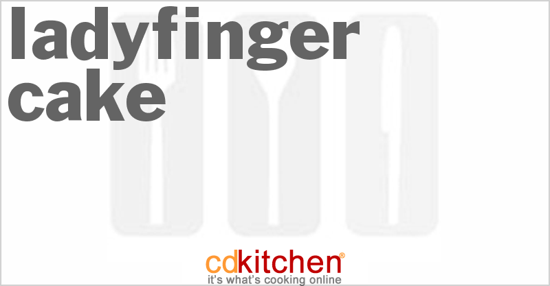 Ladyfinger Cake - CDKitchen.com