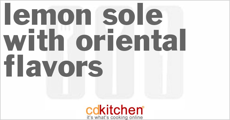 Lemon Sole With Asian Flavors - CDKitchen.com