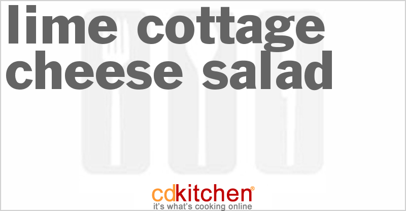 Lime Cottage Cheese Salad - CDKitchen.com