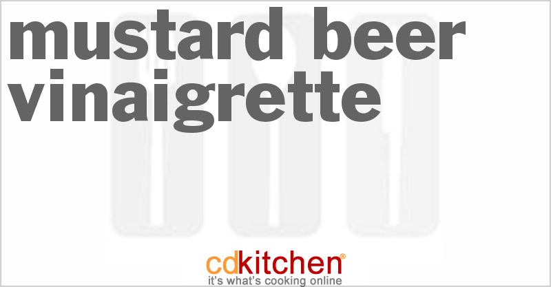 Mustard Beer Vinaigrette - CDKitchen.com