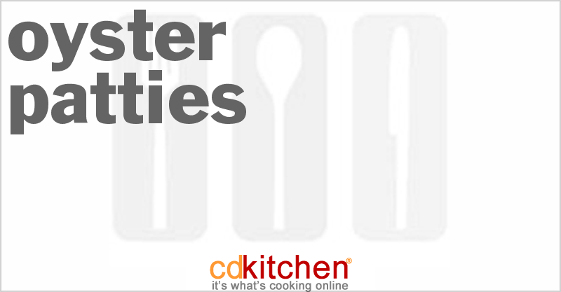 Oyster Patties - CDKitchen.com