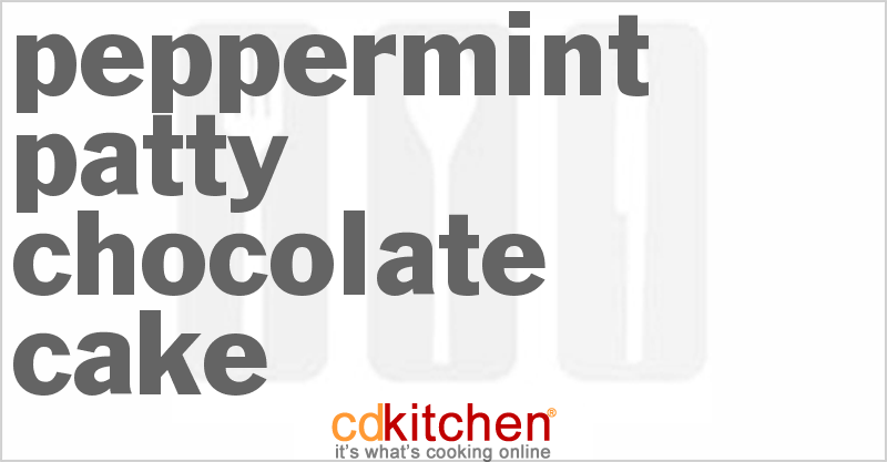 Peppermint Patty Chocolate Cake - CDKitchen.com
