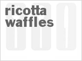 recipe for ricotta waffles