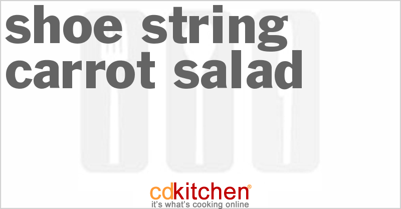 Shoe-String Carrot Salad - CDKitchen.com