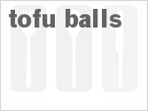 recipe for tofu balls