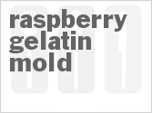 Raspberry Gelatin Mold