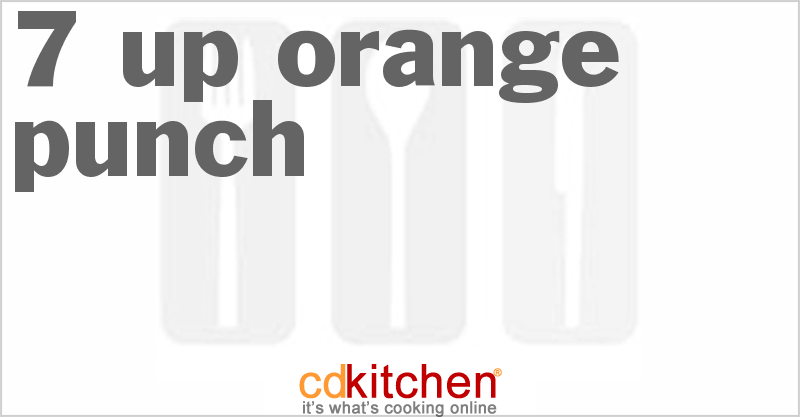 7-up Orange Punch - CDKitchen.com