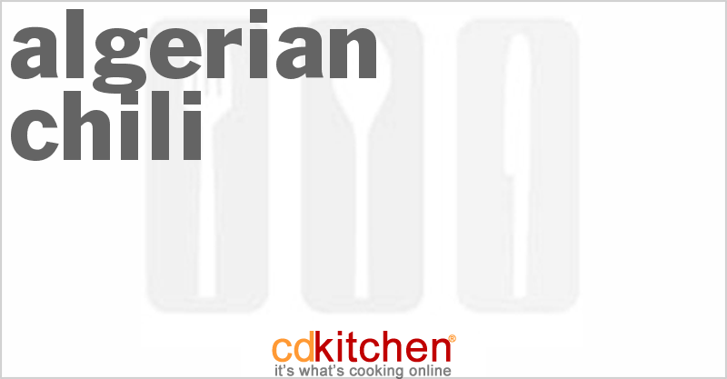 Algerian Chili - CDKitchen.com
